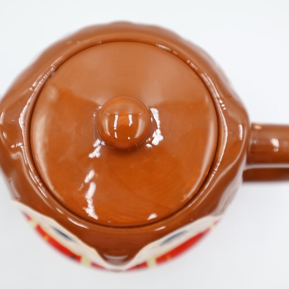 Pier 1 Imports Hand Painted Chilly Billy Owl Ceramic Teapot Original Tag New‎ - Picture 8 of 11